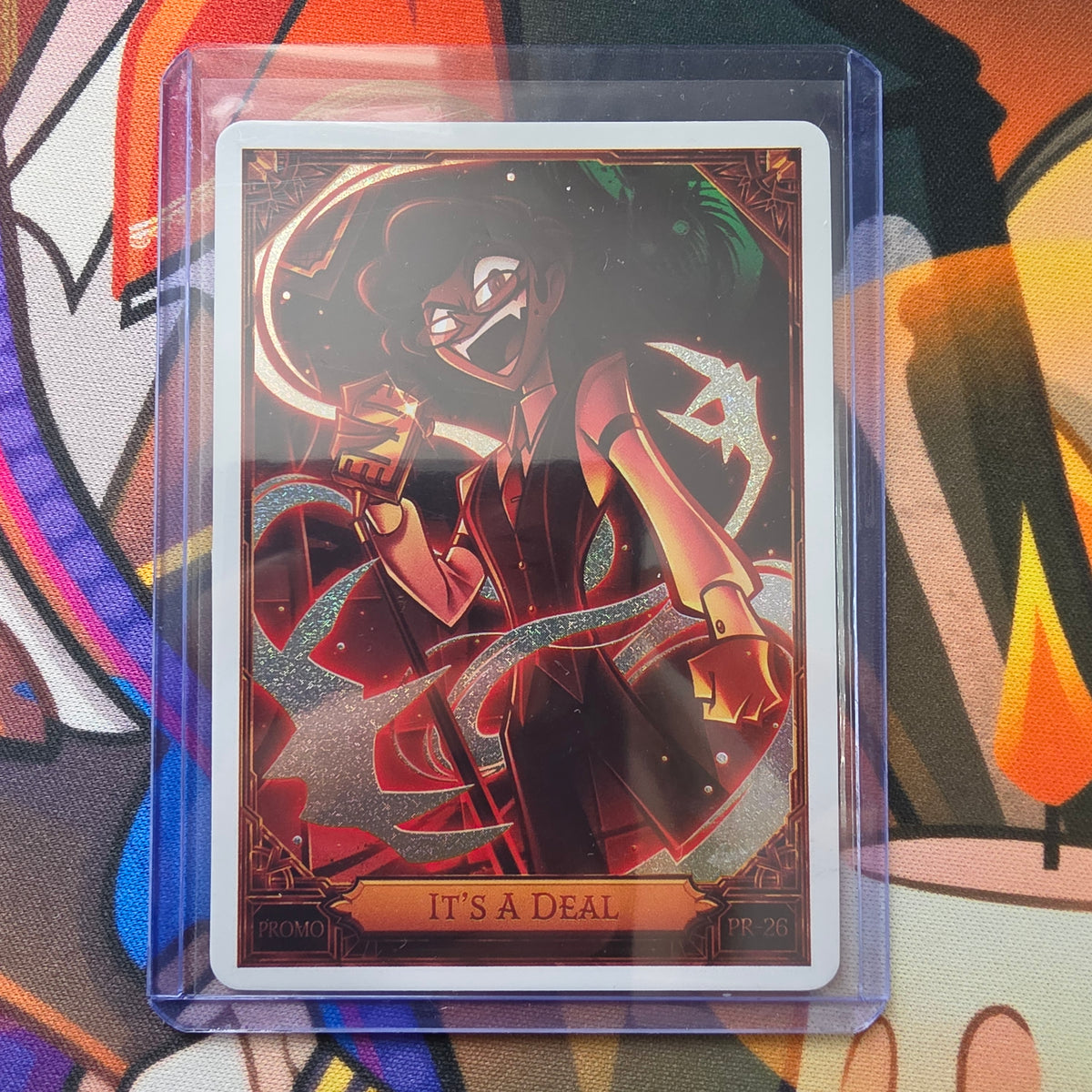 Official Hazbin Hotel Trading Card Its a Deal Foil Promo