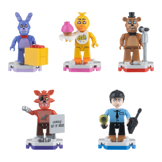 Five Nights at Freddy's BLDR Mystery Minifigures