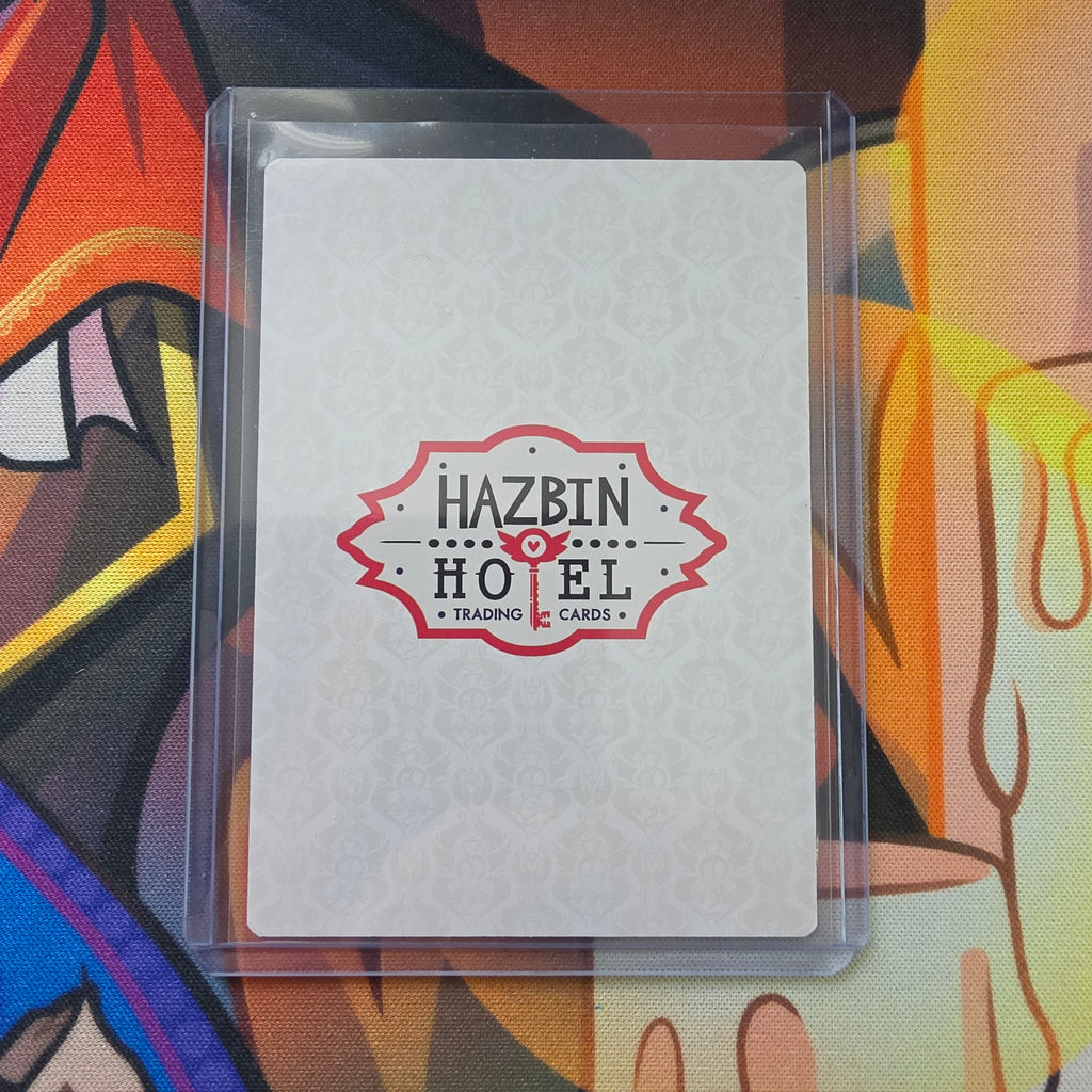 Official Hazbin Hotel Trading Card Niffty The Adam Slayer Foil Promo