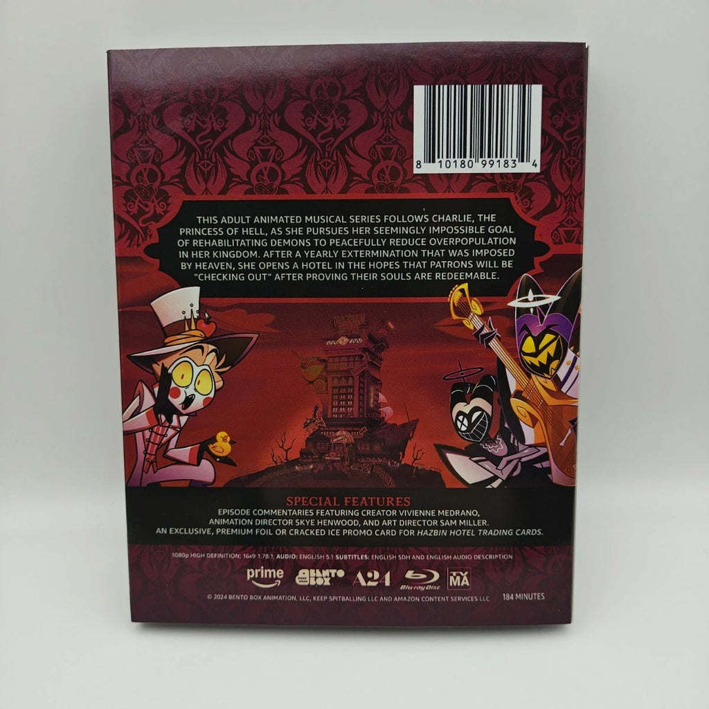 Hazbin Hotel Official Season 1 Blu-ray w/Poster