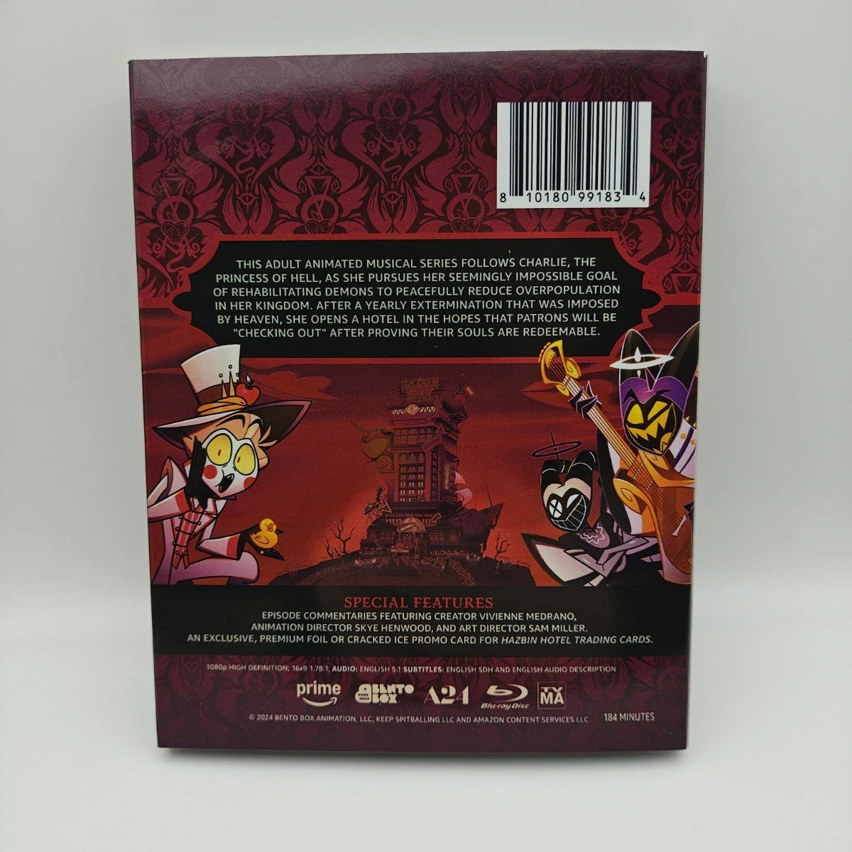 Hazbin Hotel Official Season 1 Blu-ray w/Poster