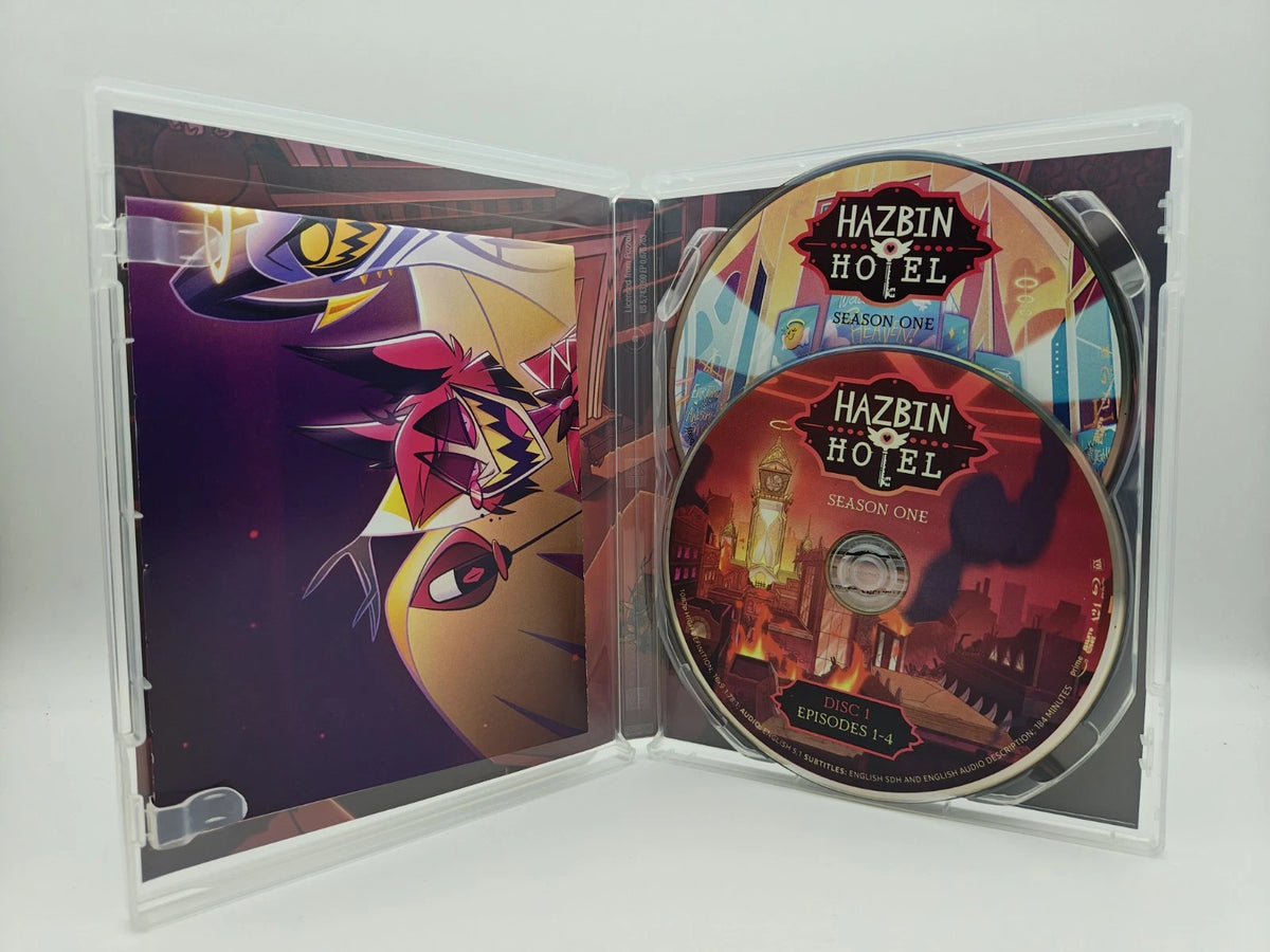 Hazbin Hotel Official Season 1 Blu-ray w/Poster